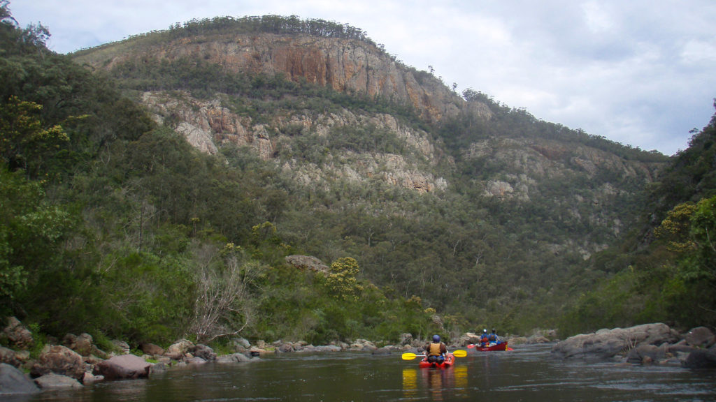 Rafting down the Snowy River